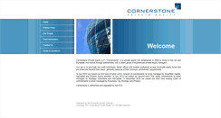 Desktop Screenshot of cornerstonepe.com